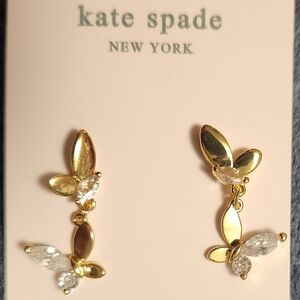 KATE SPADE NY, MACY'S, BUTTERFLY DROP EARRINGS